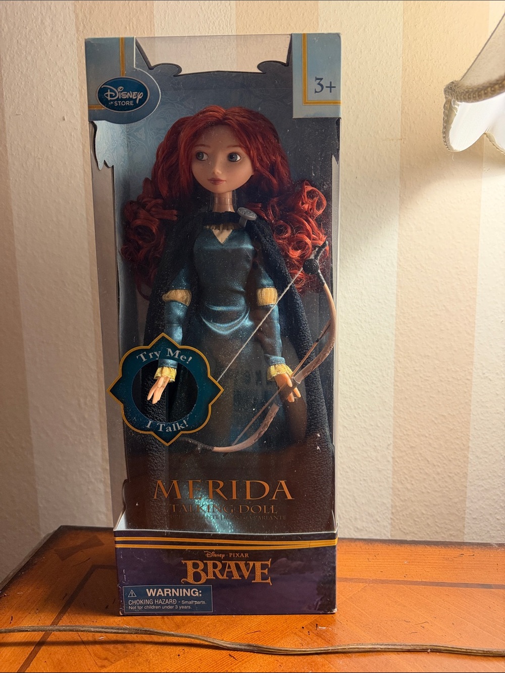 Disney Merida Doll with Red Hair and Teal Dress